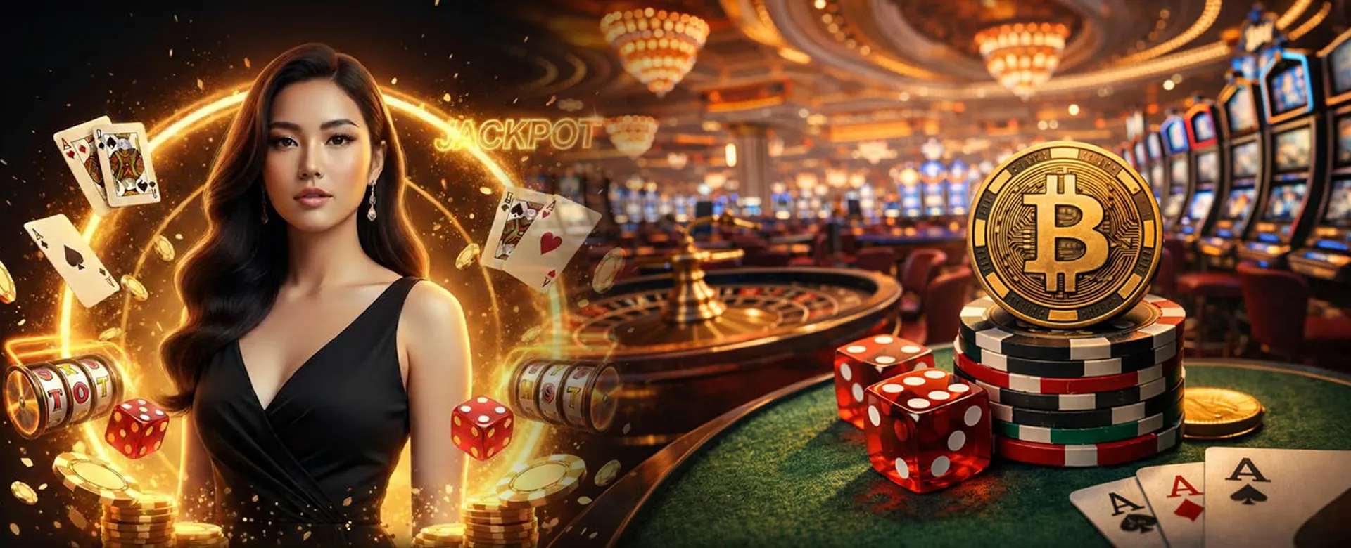30jili Live Casino Dealer with Cards and Chips